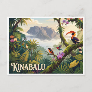 Carte Postale Parc de Kinabalu Kundasang Malaisie