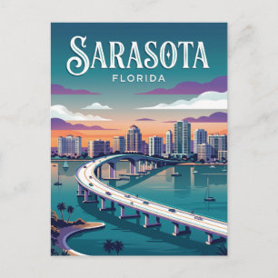 Carte Postale Parc de la baie de Sarasota USA