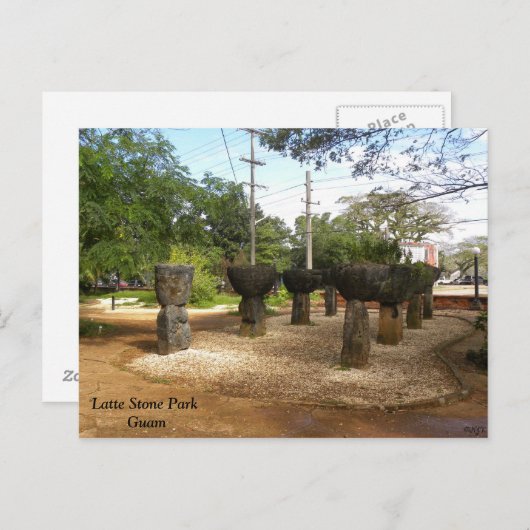 Carte Postale Parc de Latte Stone (Devant / Derrière)