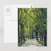 Carte Postale Parc de Madrid (Devant / Derrière)