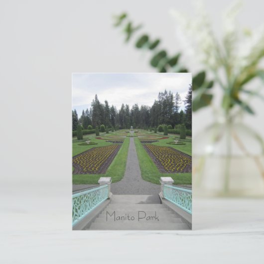 Carte Postale Parc de Manito (Debout devant)