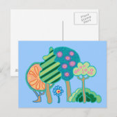 Carte Postale Parc de printemps (Devant / Derrière)