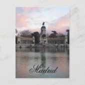 Carte Postale Parc de Retiro, Madrid, Espagne (Devant)