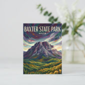 Carte Postale Parc d'État Baxter USA (Debout devant)