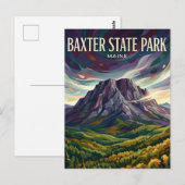 Carte Postale Parc d'État Baxter USA (Devant / Derrière)