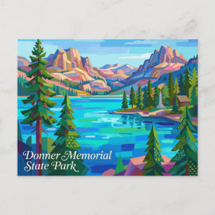 Carte Postale Parc d'État commémoratif Donner Californie