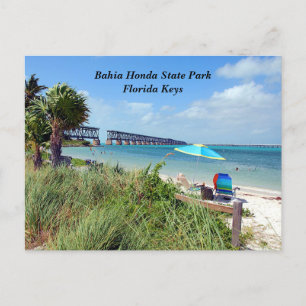 Carte Postale Parc d'état de Bahia Honda Floride Keys