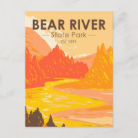 Parc d'état de Bear River Wyoming Vintage