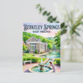 Carte Postale Parc d'État de Berkeley Springs USA (Debout devant)