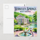 Carte Postale Parc d'État de Berkeley Springs USA (Devant / Derrière)