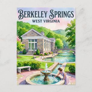 Carte Postale Parc d'État de Berkeley Springs USA
