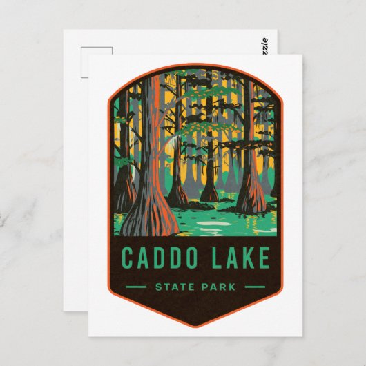 Carte Postale Parc d'état de Caddo Lake (Devant / Derrière)
