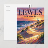 Carte Postale Parc d'État de Cape Henlopen USA (Devant / Derrière)