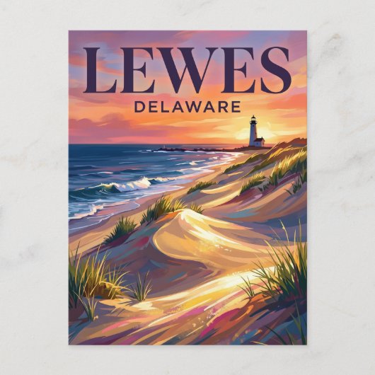 Carte Postale Parc d'État de Cape Henlopen USA (Devant)