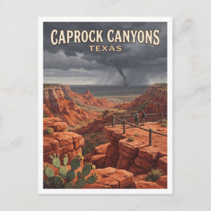 Carte Postale Parc d'État de Caprock Canyons Quitaque Texas Voya