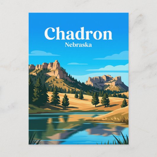 Carte Postale Parc d'État de Chadron USA (Devant)