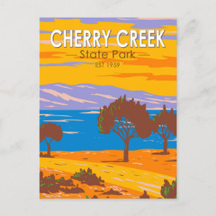 Carte Postale Parc d'état de Cherry Creek Colorado Vintage