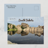 Carte Postale Parc d'état de Custer Dakota du Sud (Devant / Derrière)