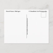 Carte Postale Parc d'état de Grand Haven (Dos)