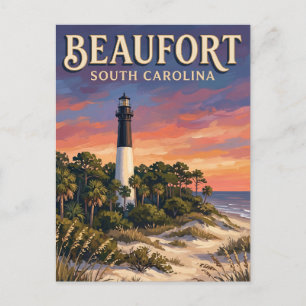 Carte Postale Parc d'État de Hunting Island Beaufort Caroline du