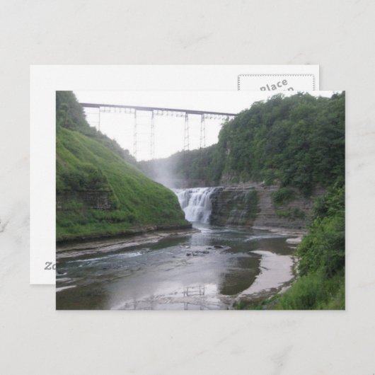 Carte Postale Parc d'état de Letchworth (Devant / Derrière)