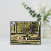 Carte Postale Parc d'état de Letchworth - Tea Table Rock (Debout devant)