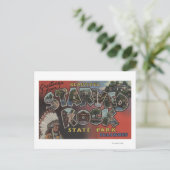 Carte Postale Parc d'état de Rock Starved - Grandes lettres scèn (Debout devant)