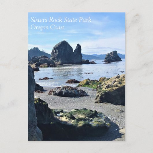 Carte Postale Parc d'État de Sisters Rock, côte de l'Oregon (Devant)