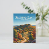 Carte Postale Parc d'État de Sleeping Giant Connecticut (Debout devant)