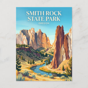 Carte Postale Parc d'État de Smith Rock USA
