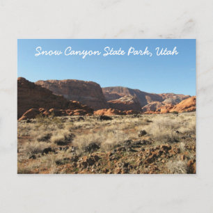 Carte Postale Parc d'état de Snow Canyon, Utah