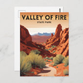 Carte Postale Parc d'état de Valley of Fire (Devant / Derrière)