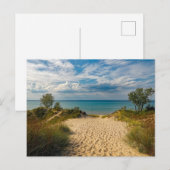 Carte Postale Parc d'état des Dunes Indiana (Devant / Derrière)