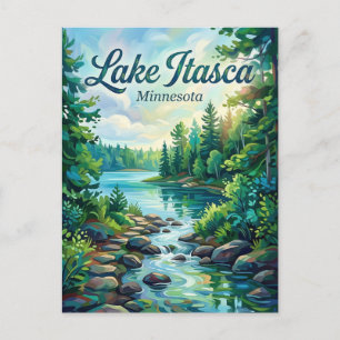 Carte Postale Parc d'État d'Itasca Minnesota
