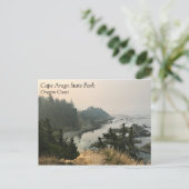 Carte Postale Parc d'état du Cap Arago, Côte de l'Oregon (Debout devant)