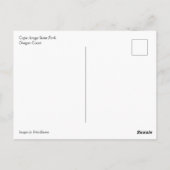 Carte Postale Parc d'état du Cap Arago, Côte de l'Oregon (Dos)