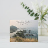 Carte Postale Parc d'état du Cap Arago, Côte de l'Oregon (Debout devant)