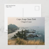 Carte Postale Parc d'état du Cap Arago, Côte de l'Oregon (Devant / Derrière)