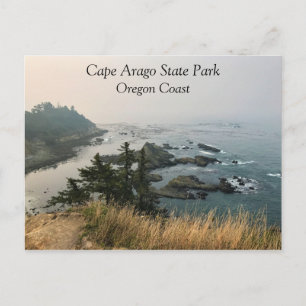 Carte Postale Parc d'état du Cap Arago, Côte de l'Oregon