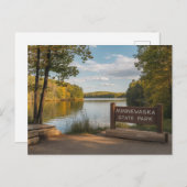 Carte Postale Parc d'état du lac Minnewaska (Devant / Derrière)