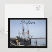 Carte Postale Parc d'état du Mémorial du pèlerin, Massachusetts (Devant / Derrière)