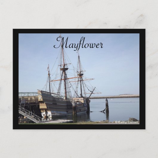Carte Postale Parc d'état du Mémorial du pèlerin, Massachusetts (Devant)