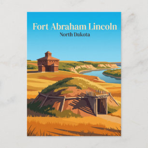 Carte Postale Parc d'État Fort Abraham Lincoln USA