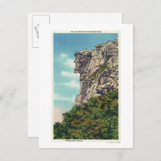Carte Postale Parc d'état Franconia Notch (Devant / Derrière)