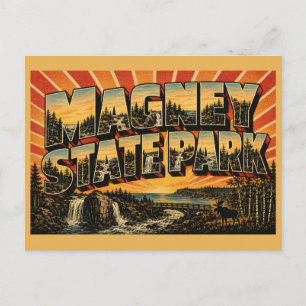 Carte Postale Parc d'État Judge C.R. Magney MN Voyage Artistique