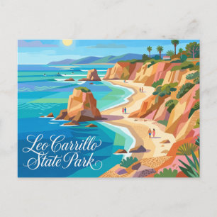 Carte Postale Parc d'État Leo Carrillo Californie