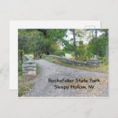 Carte Postale Parc d'état Rockefeller à Sleepy Hollow, NY (Devant / Derrière)