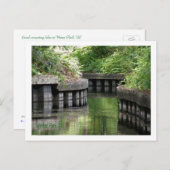 Carte Postale Parc d'hiver, FL Canal (Devant / Derrière)