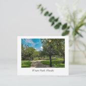 Carte Postale Parc d'hiver Floride (Debout devant)