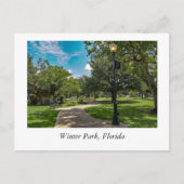 Carte Postale Parc d'hiver Floride (Devant)